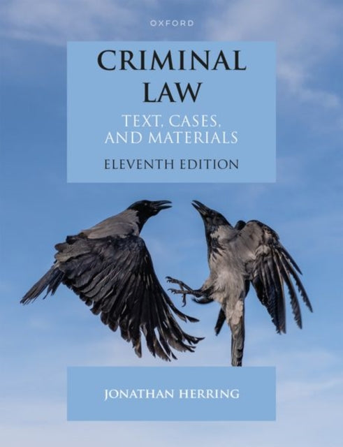 Book cover of: Criminal Law. By: Jonathan Herring