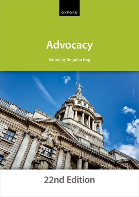 Book cover of: Advocacy. By: The City Law School