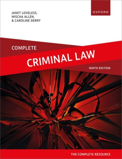 Book cover of: Complete Criminal Law