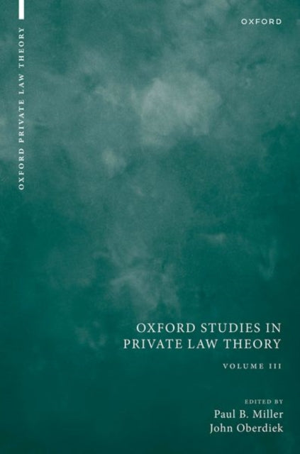 Book cover of: Oxford Studies in Private Law Theory
