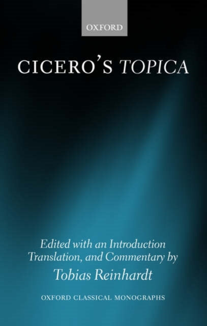 Book cover of: Cicero's Topica. By: Cicero