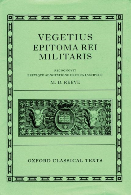 Book cover of: Vegetius: Epitoma rei militaris. By: Flavius Vegetius Renatus