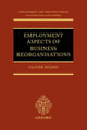 Book cover of: Employment Aspects of Business Reorganisations. By: Oliver Hyams