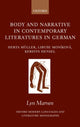 Book cover of: Body and Narrative in Contemporary Literatures in German. By: Lyn Marven