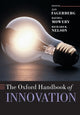 Book cover of: Oxford Handbook of Innovation