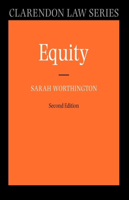 Book cover of: Equity. By: Sarah Worthington