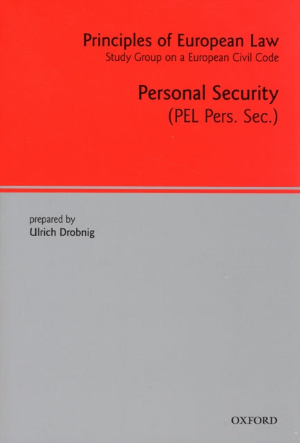Book cover of: Principles of European Law. By: Ulrich Drobnig