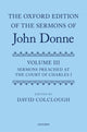 Book cover of: Oxford Edition of the Sermons of John Donne. By: David Colclough