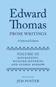 Book cover of: Edward Thomas: Prose Writings: A Selected Edition. By: Jem Poster