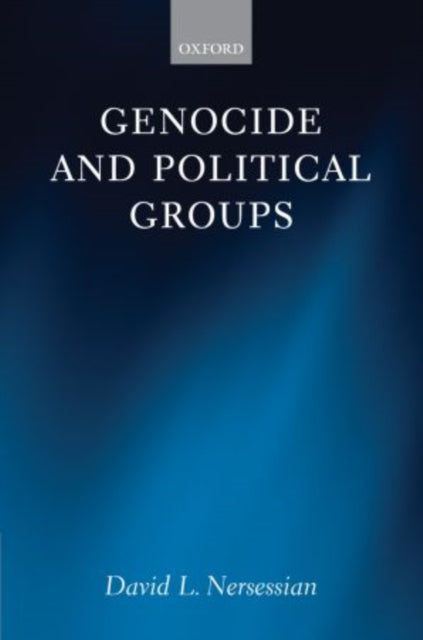 Book cover of: Genocide and Political Groups. By: David L. Nersessian