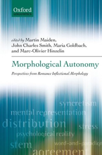 Book cover of: Morphological Autonomy. By: Martin Maiden