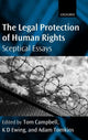 Book cover of: Legal Protection of Human Rights. By: Campbell, Tom, Tom Campbell