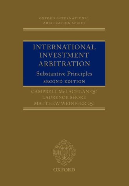 Book cover of: International Investment Arbitration. By: Campbell McLachlan