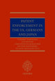 Book cover of: Patent Enforcement in the US, Germany and Japan. By: Toshiko Takenaka