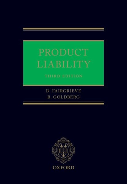 Book cover of: Product Liability. By: Duncan Fairgrieve