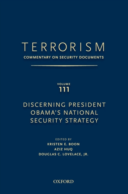 Book cover of: TERRORISM: Commentary on Security Documents Volume 111. By: Douglas Lovelace