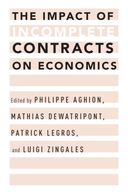 Book cover of: Impact of Incomplete Contracts on Economics