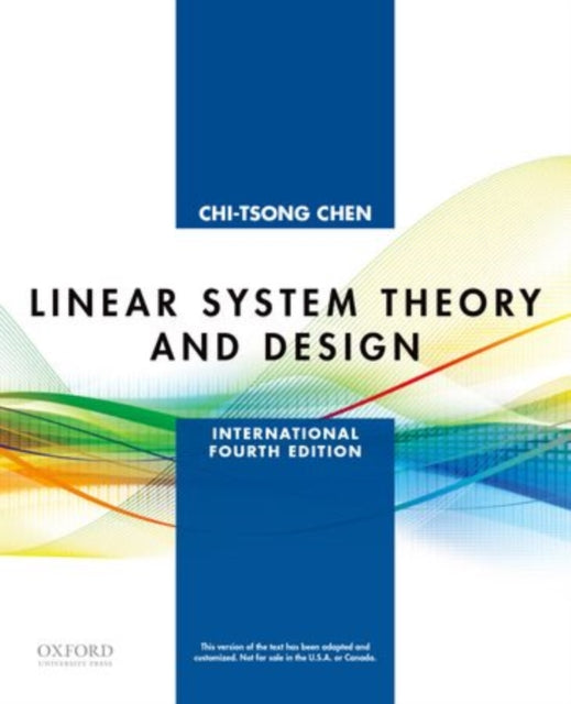Book cover of: Linear System Theory and Design. By: Chi-Tsong Chen