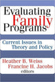 Book cover of: Evaluating Family Programs