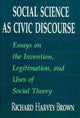 Book cover of: Social Science as Civic Discourse
