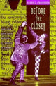 Book cover of: Before the Closet