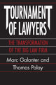 Book cover of: Tournament of Lawyers. By: Marc Galanter