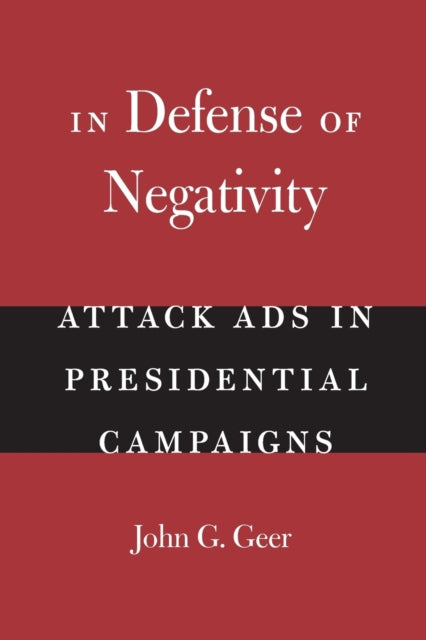 Book cover of: In Defense of Negativity