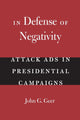 Book cover of: In Defense of Negativity
