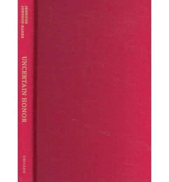 Book cover of: Uncertain Honor