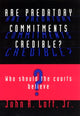 Book cover of: Are Predatory Commitments Credible?