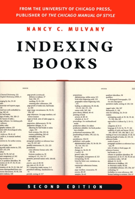 Book cover of: Indexing Books, Second Edition