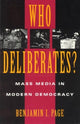 Book cover of: Who Deliberates?
