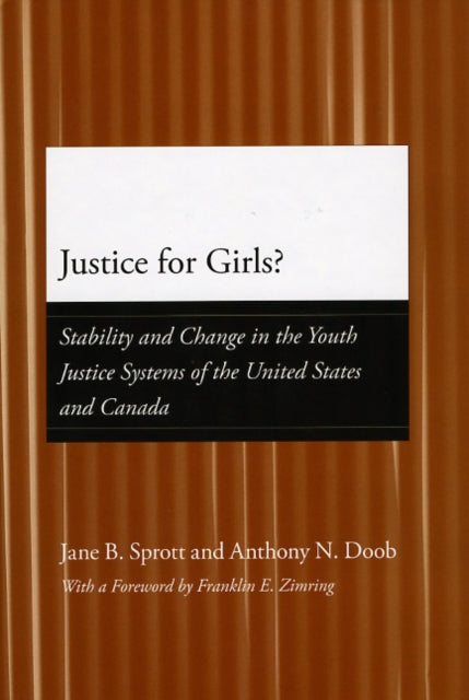 Book cover of: Justice for Girls?. By: Jane B. Sprott