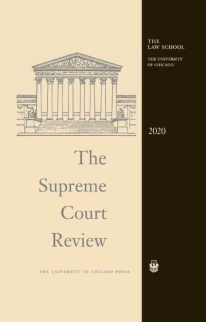 Book cover of: Supreme Court Review, 2020. By: David A. Strauss