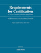 Book cover of: Requirements for Certification of Teachers, Counselors, Librarians, Administrators for Elementary and Secondary Schools, Eighty-Eighth Edition, 2023-2024. By: Alain Park