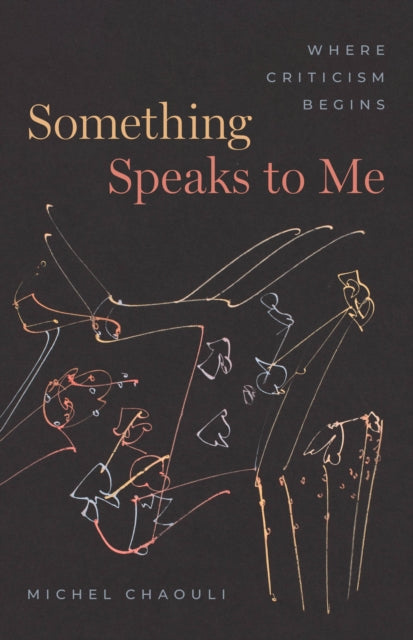 Book cover of: Something Speaks to Me. By: Michel Chaouli