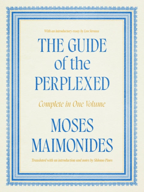 Book cover of: Guide of the Perplexed