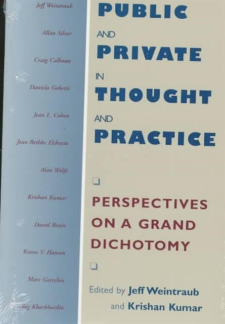 Book cover of: Public and Private in Thought and Practice