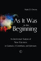 Book cover of: As it Was in the Beginning. By: Mark D. Owens