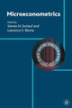 Book cover of: Microeconometrics. By: Steven N. Durlauf