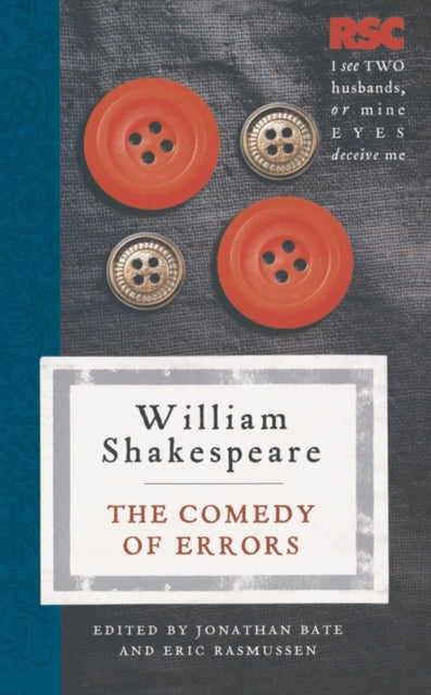 Book cover of: Comedy of Errors. By: Eric Rasmussen