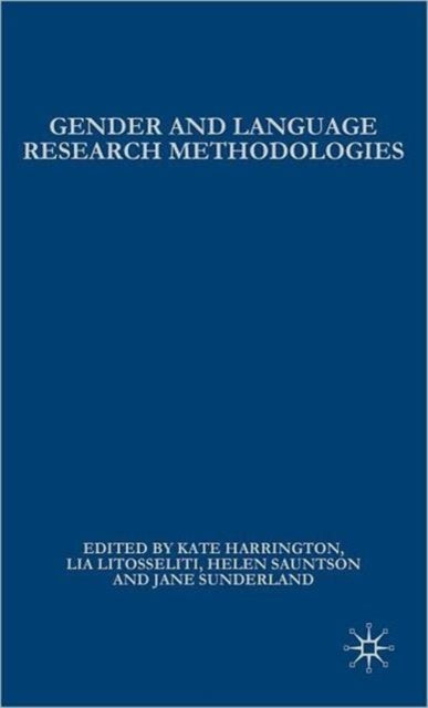 Book cover of: Gender and Language Research Methodologies