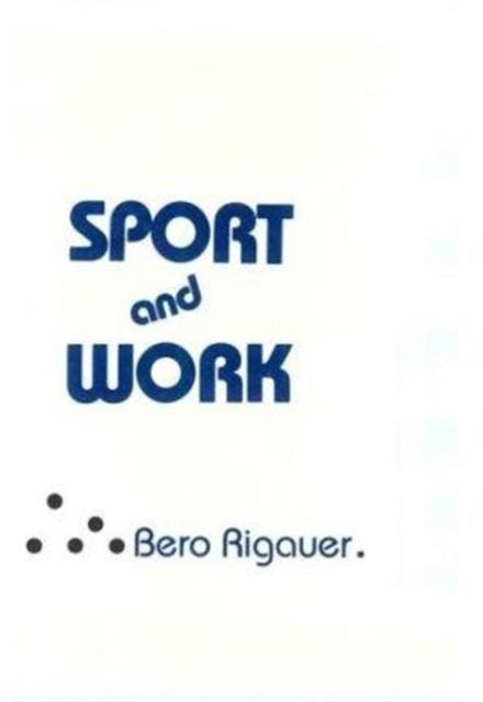 Book cover of: Sport and Work