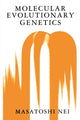 Book cover of: Molecular Evolutionary Genetics. By: Masatoshi Nei