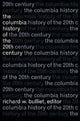Book cover of: Columbia History of the Twentieth Century