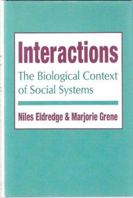 Book cover of: Interactions. By: Marjorie Grene