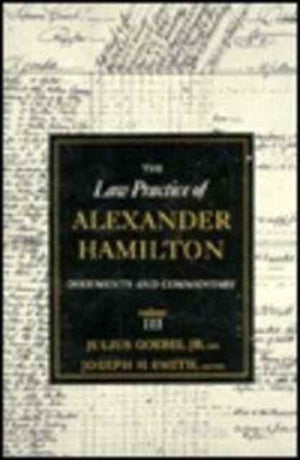 Law Practice of Alexander Hamilton