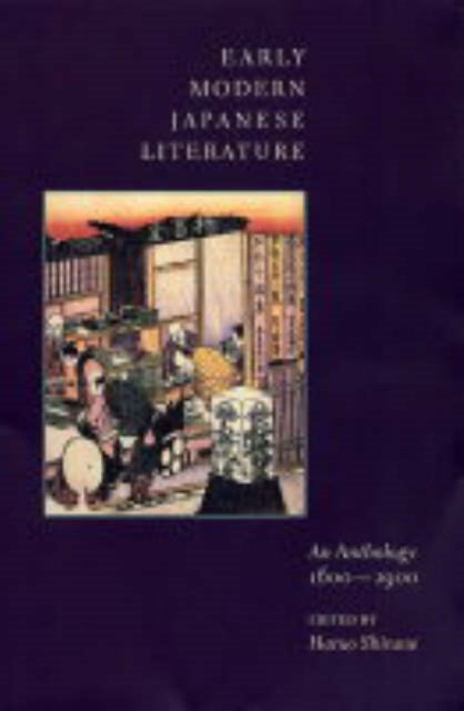 Book cover of: Early Modern Japanese Literature. By: Haruo Shirane