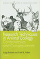 Book cover of: Research Techniques in Animal Ecology