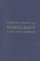 Book cover of: Transitions to Democracy. By: Lisa Anderson